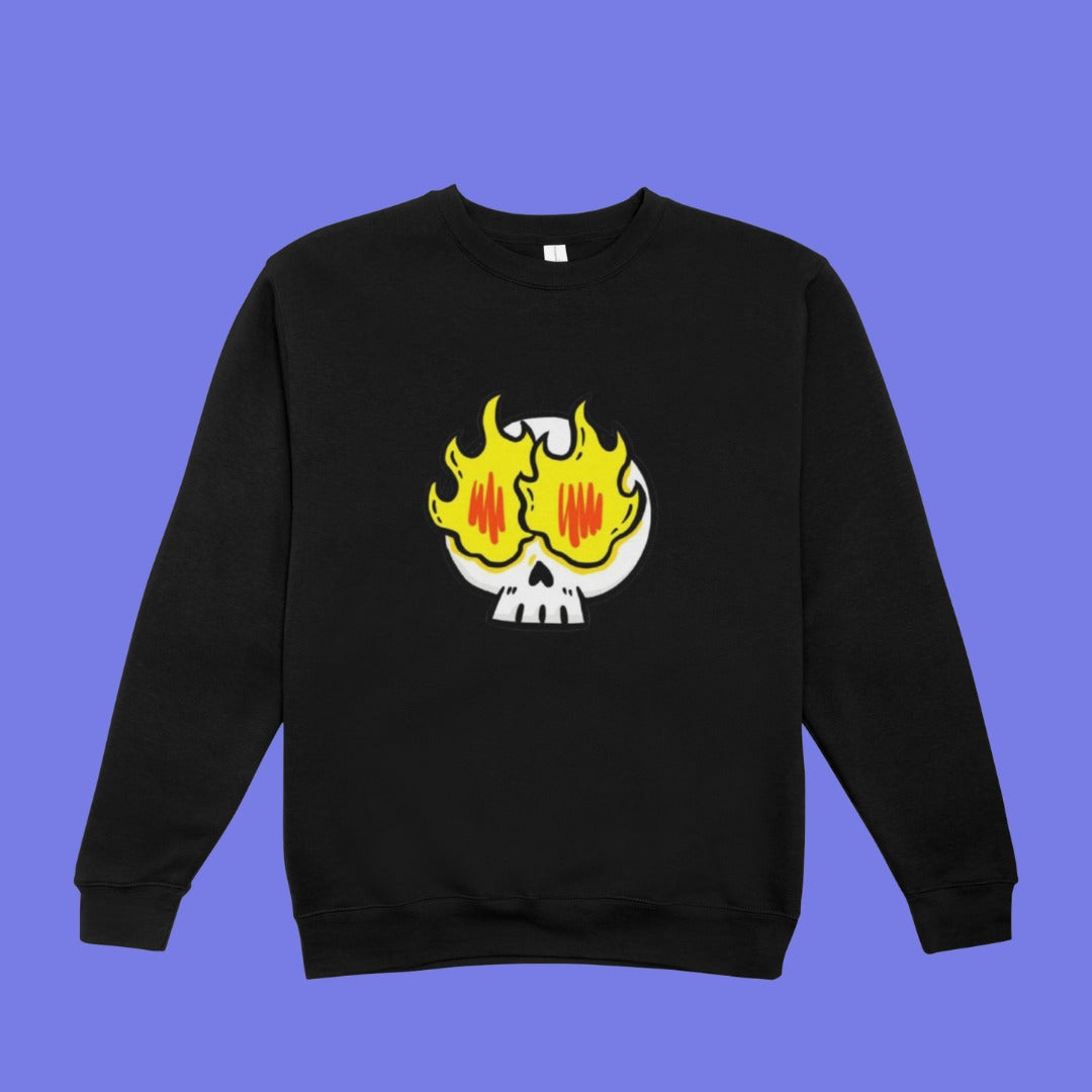 Fire Skull Sweatshirt